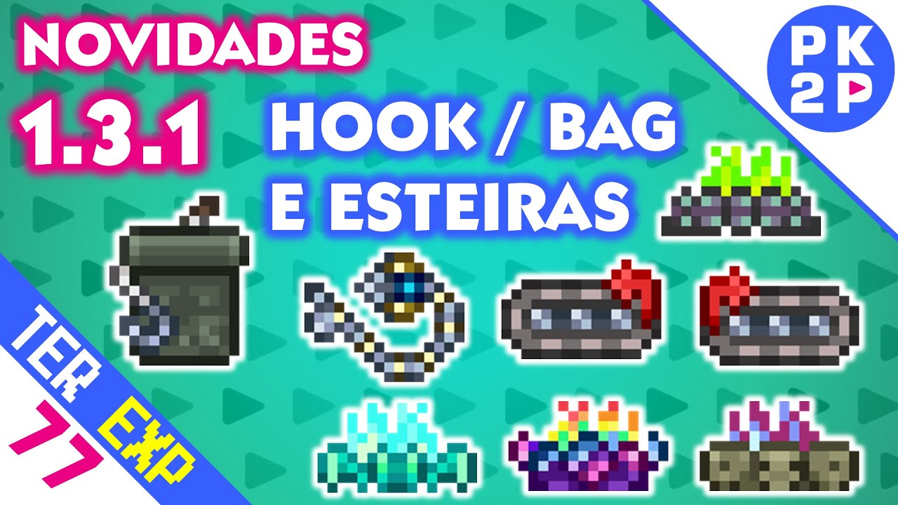 Esteira, Angler Bag, Static Hook, Sort e mais! • Nova 1.3.1 1/3