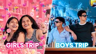 Girls Trip vs Boys Trip 😍 BOYS TO GOA 🥳 GIRLS TO WHERE? 🤔