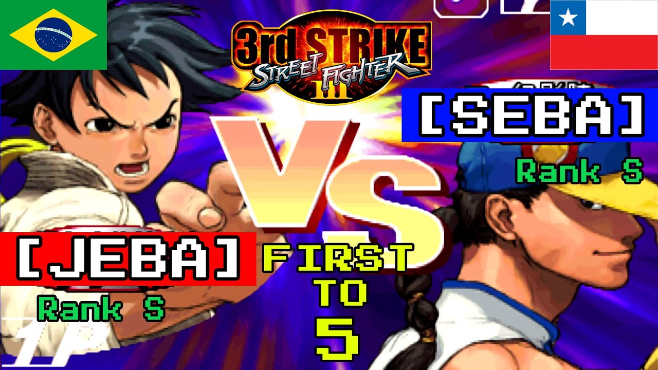 [JEBA] (S) vs [SEBA] (S) | Street Fighter III: 3rd Strike #fightcade2 # ...
