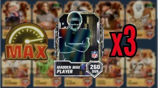 opening every random madden max player pack! (Madden Mobile 24)