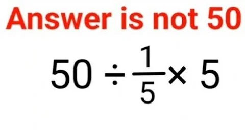 50÷1/5×5 Answer is not 50. Literally 99% failed this Ukraine series test! Can you? #ukraine