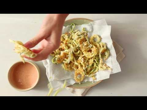 How to Make Baked Parmesan Zucchini Curly Fries | EatingWell