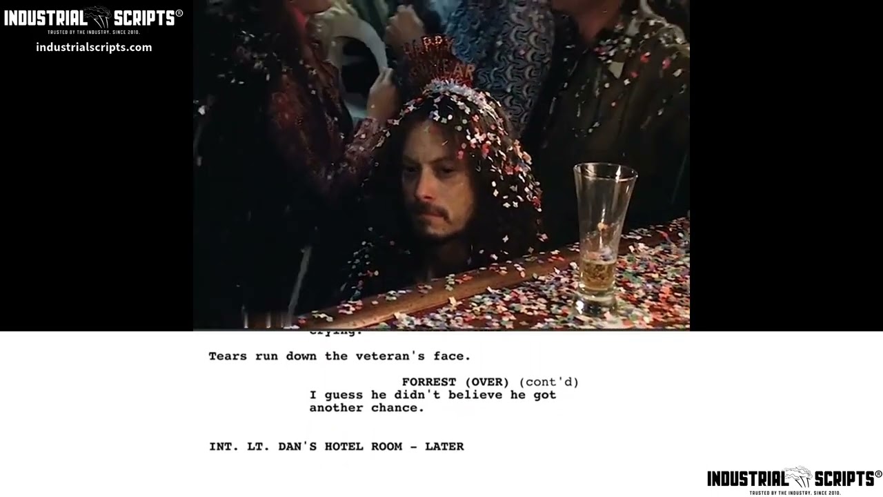 Classic Movie Scenes: FORREST GUMP  (1994) // Happy New Year // Script-to-Screen