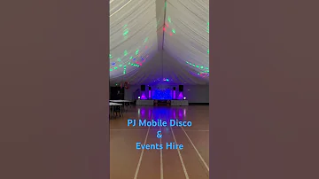 Pj mobile discos and events hire 60th birthday party light and sound check holbeach community center