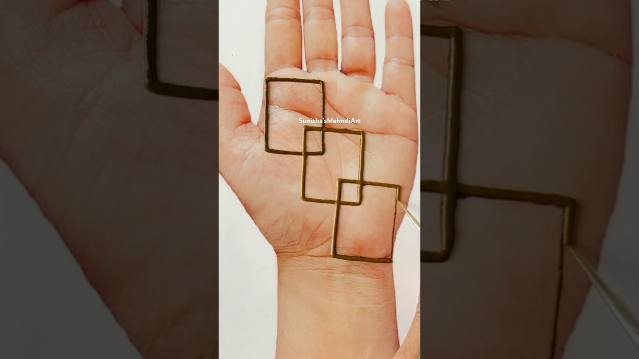 Easy Simple Beautiful Front hand mehndi Design| sunithasmehndiart 