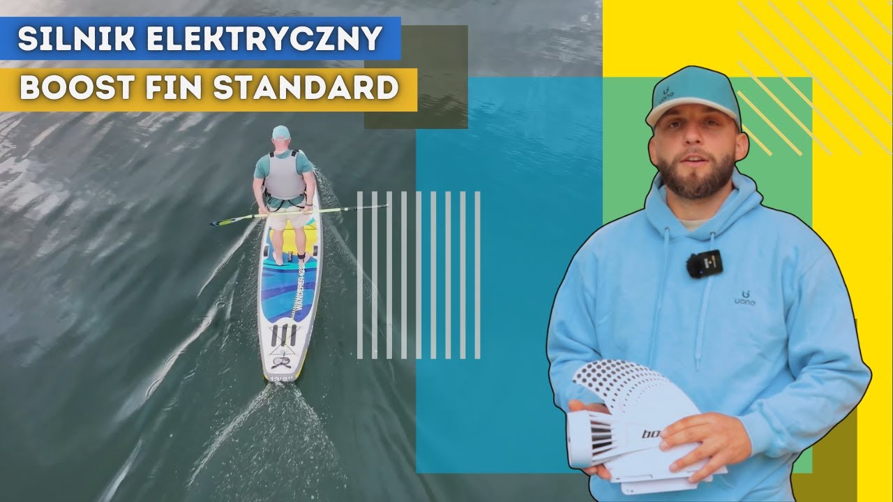 Elektryczny silnik do deski SUP BOOST FIN STANDARD | SUPowe Dodatki