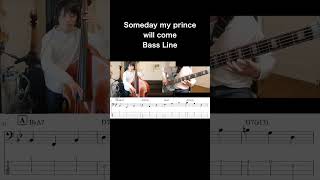 Someday my prince will come Bass Line