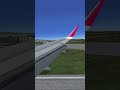 FSX A320 Passenger View Landing #shorts #fsx #flightsim #landing