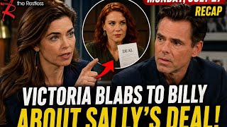 Y R SHOCKER Billy Learns Sally s Secret After Victoria s Stunning Confession July 27 Recap