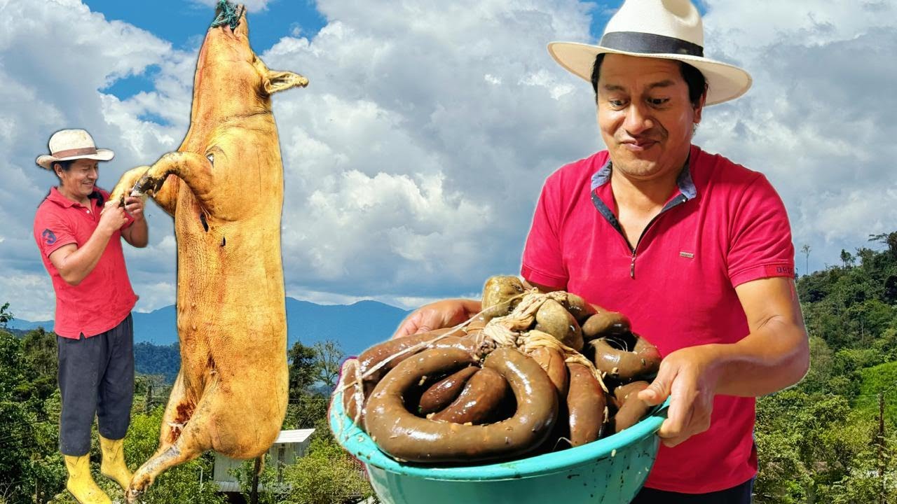 Así se HACE LAS MORCILLAS En mi país