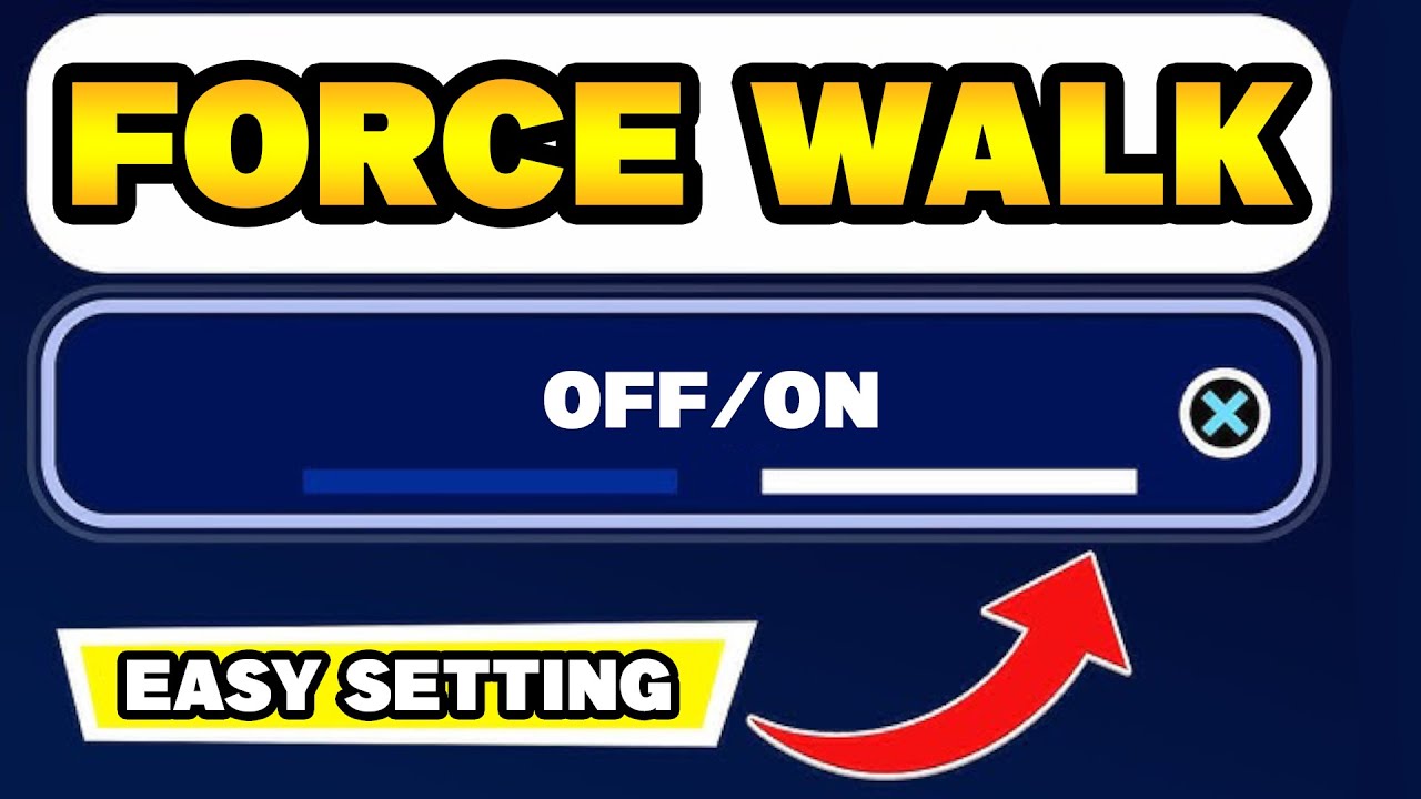 How To Turn Off Force Walk In Fortnite (How to Fix/Disable Stuck ...
