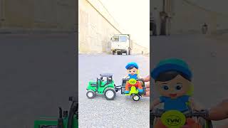 mini REMOTE control tractorVs Mahindra tractor and dumper truck loader UNBOXING Testing