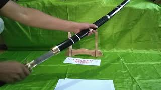 Pedang Samurai Katana New Zoro Roronoa Hitam