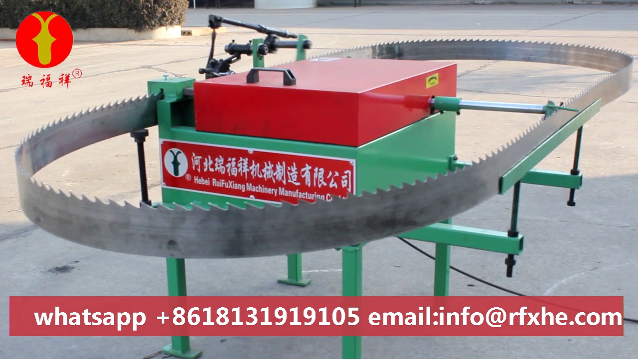 RFX sawmill MF4311X correction saw blade teeth swage YouTube