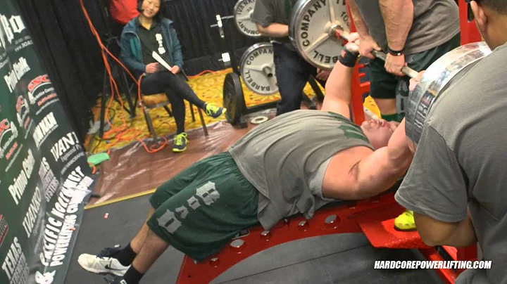 Adrian Larsen Raw Benches 585 @ 220 & Mejias Goes ...