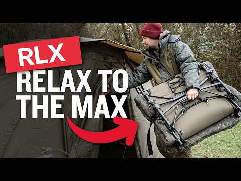 Sleep like a king by the water? 👑 – Trakker RLX 6 Camo Bed System | Carp Bed | Fishing Bed