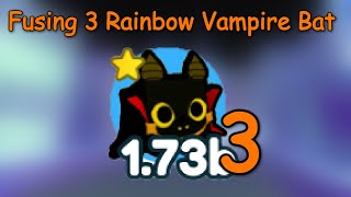 HALLOWEEN EVENT! FUSING 3 RAINBOW VAMPIRE BAT! (Pet Simulator X- HALLOWEEN)