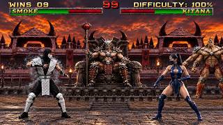 Mortal Kombat 2 Mugen Plus - SMOKE Gameplay Playthrough