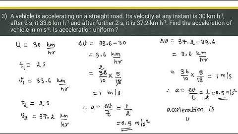 ICSE Grade 9 Physics | Motion in One Dimension Numericals | Ex 2C (1 to 8)| Concise Physics | Selina