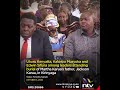 Uhuru, Kalonzo and Sifuna among leaders attending burial of Martha Karua’s father in Kirinyaga