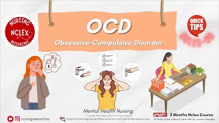 Ocd, Obsessive Compulsive Disorder, Mental Health Nursing, Nclex Quick Tips Video