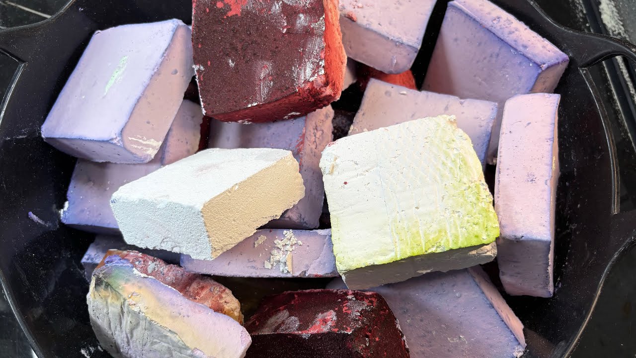 Bucket of Redormed Gymchalk | Oddly satisfying 