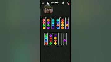 Ball short color water puzzle level 584