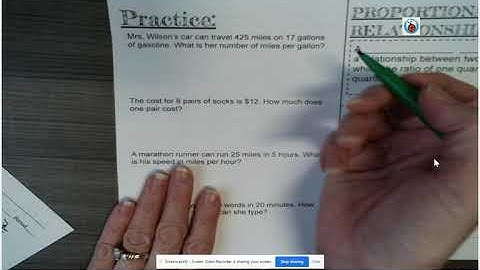 unit rate note video