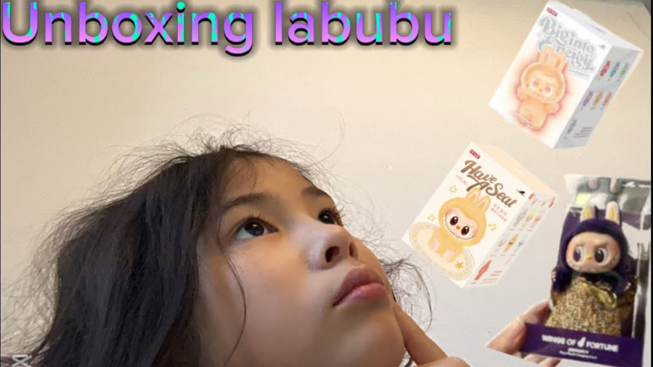Unboxing labubu wings of Fortune￼ have a seat and big into energy 😝￼