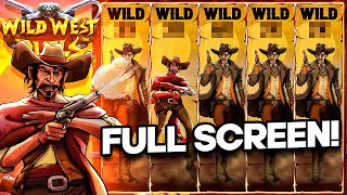 RIDICULOUSLY RARE FULL SCREEN WIN ON WILD WEST DUELS!