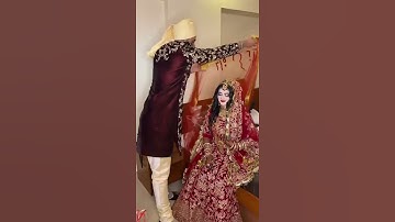 beautiful and gorgeous bride make up look || nikkah video || muslim bride 🔥❤️