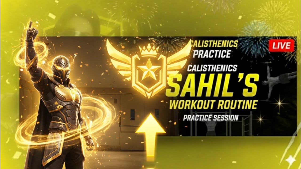 SAHIL_44_NCR is live! calisthenics handstand