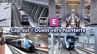 RER E, cap à l'ouest vers Nanterre