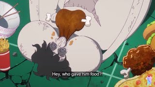 One Piece - Kizaru gave Luffy food at light speed!