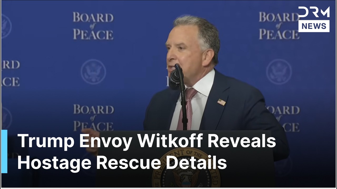 EMOTIONAL SPEECH: Steve Witkoff Credits Trump for Hostage Deal at Board of Peace Summit | AC1G