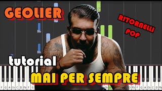 Mai Per Sempre  Geolier   Tutorial Ritornello    Pianoroll ritornellipop