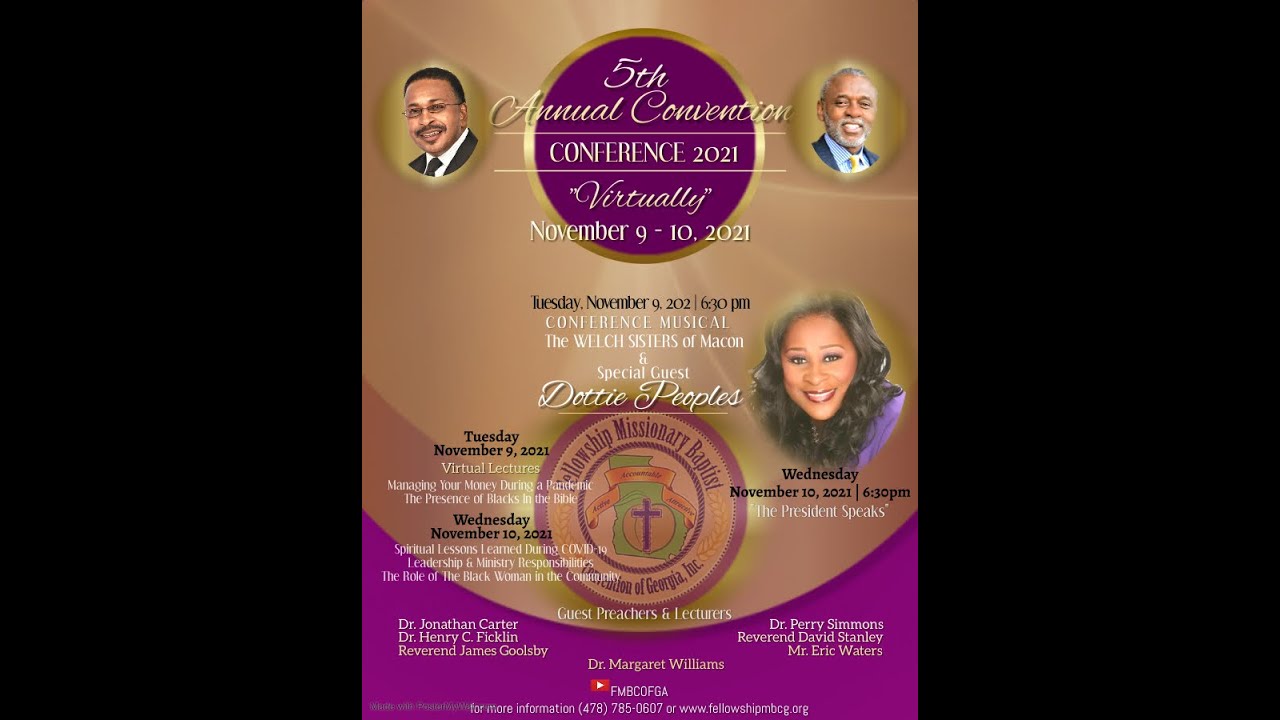 Praise & Worship / Conference Sermon  and Memorial Reverend James Goolsby, Jr.