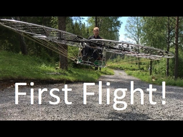 chAIR -Manned multirotor Episode 20 -First Flight! Axel Borg
