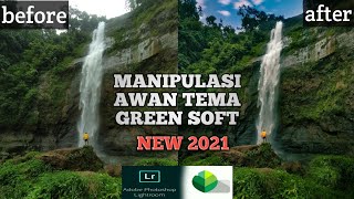 TUTORIAL SNAPSEED & LIGHTROOM ~ MANIPULASI AWAN ~ GREEN SOFT EDITING ~WATERFALL  ~ANDROID ~IPHONE screenshot 3