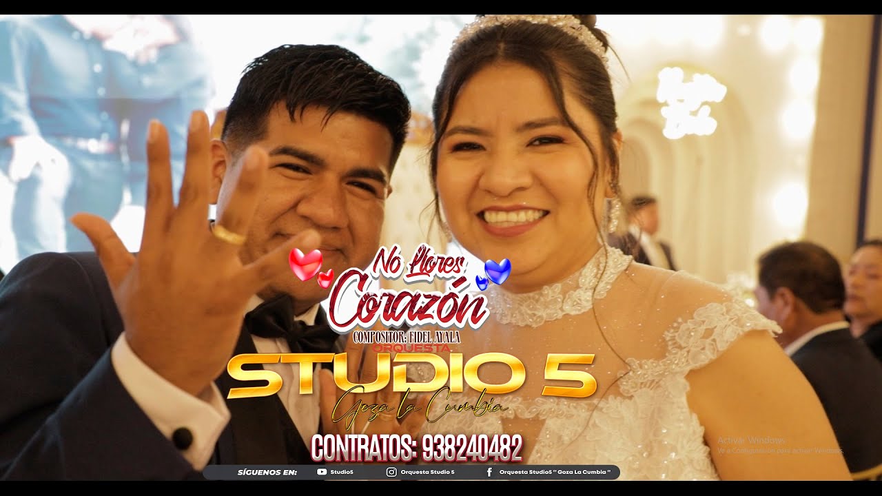 NO LLORES CORAZON (D.R.) ORQUESTA STUDIO5 - VIDEO OFICIAL 2024
