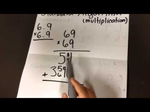 Multiplying decimal numbers