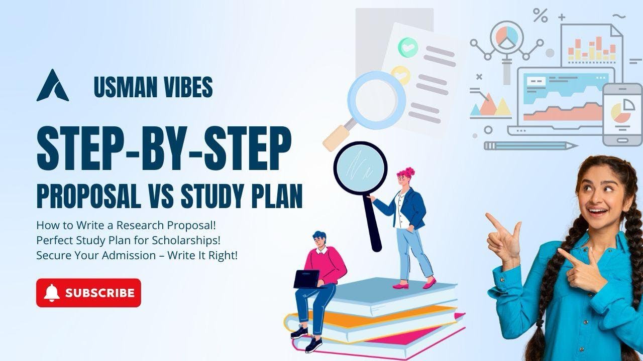 How to Write a Perfect Research Proposal & Study Plan for Scholarships | Step-by-Step Guide | Ep_3