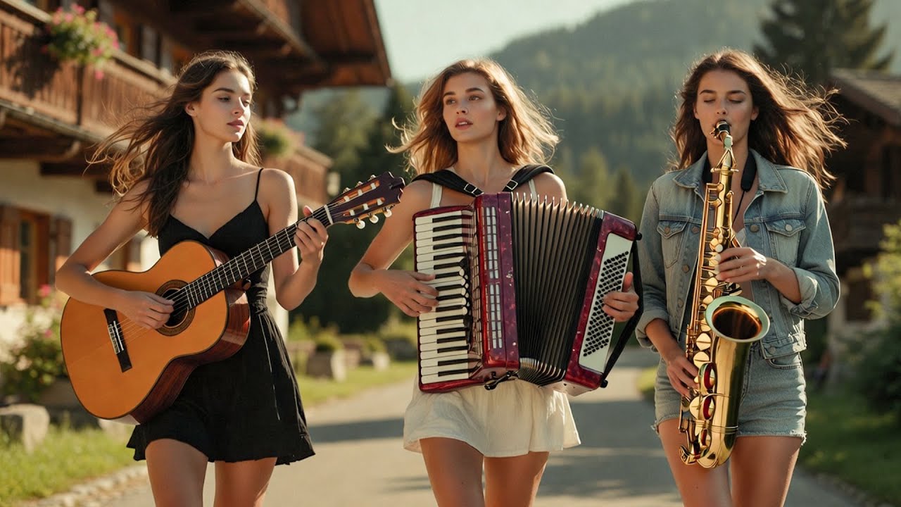 Deep Relaxing Flamenco Guitar with Accordion & Saxophone Peaceful Instrumental Music for Stress