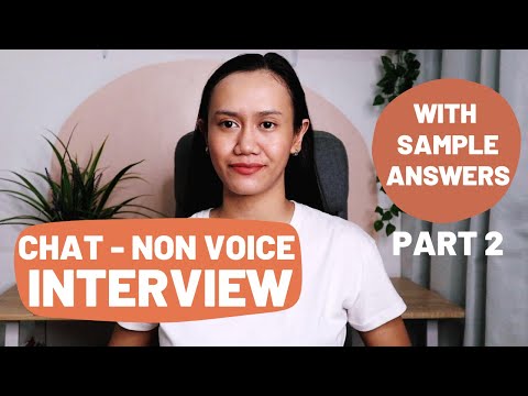 CHAT SUPPORT, EMAIL, NON VOICE CUSTOMER SUPPORT INTERVIEW QUESTIONS With SAMPLE Answers - PART 2