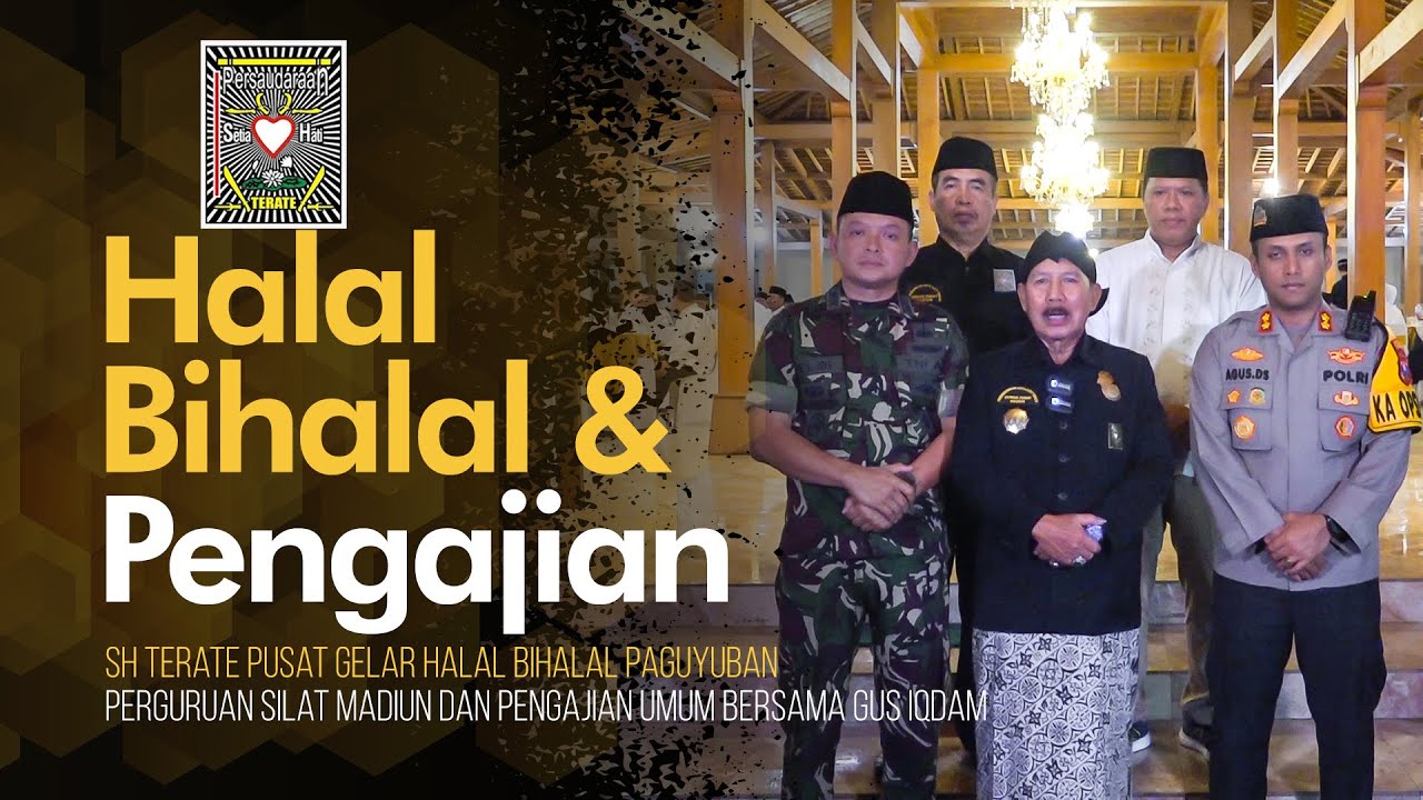Halal Bihalal Paguyuban Perguruan Silat Se-Madiun Raya, Bersama TNI-POLRI Bantu Amankan Kegiatan
