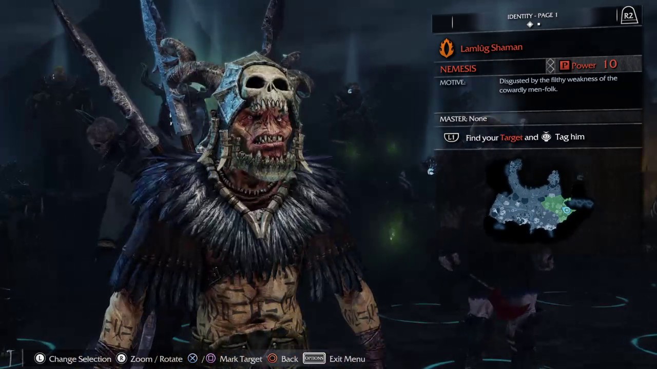 Shadow of Mordor: Nemesis Forge - Follower and Nemesis