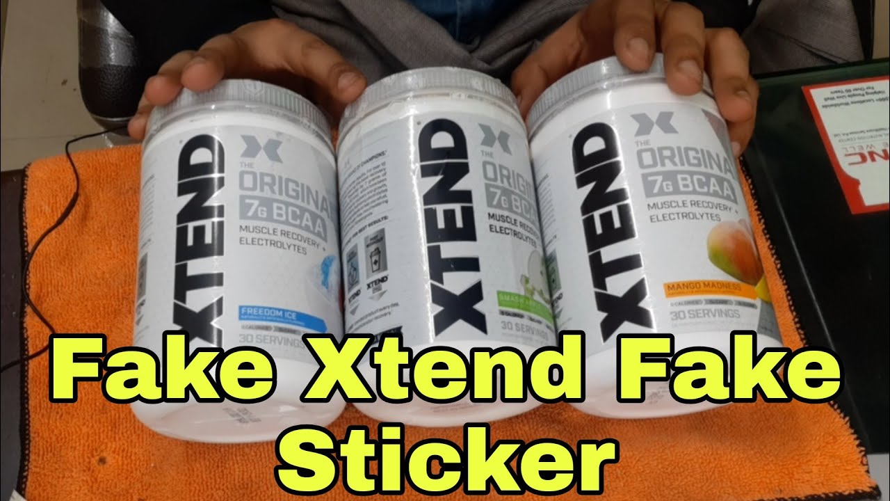 Fake Xtend Bcaa FakeSupplement abvloger_ YouTube