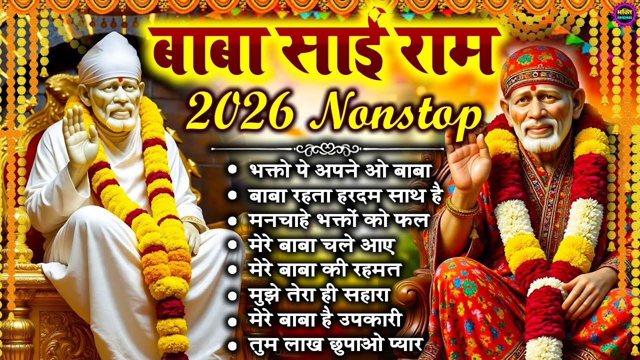 2026 Nonstop Bhajan Sai Ji : Popular Sai Baba Bhajan : Sai Baba Bhajan : Sai Baba 2026 New Songs