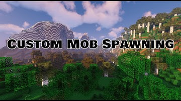How to make Naturally Spawning Custom Mobs! (Biome and Structure Detection in 1.14)