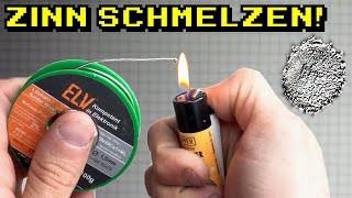 Zinn Ein Feuerzeug Kann Dieses Metall Schmelzen